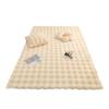 Cream Faux Rabbit Fur Carpet for Living Room, Sofa, Bedroom, or Bedside - Winter Style Rug/Mat