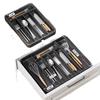 Multifunctional Expandable Silverware Divider Storage Box for Kitchen Drawers