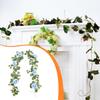Artificial Eucalyptus Flower Garland Wedding Decoration for Room Window Wall Blue