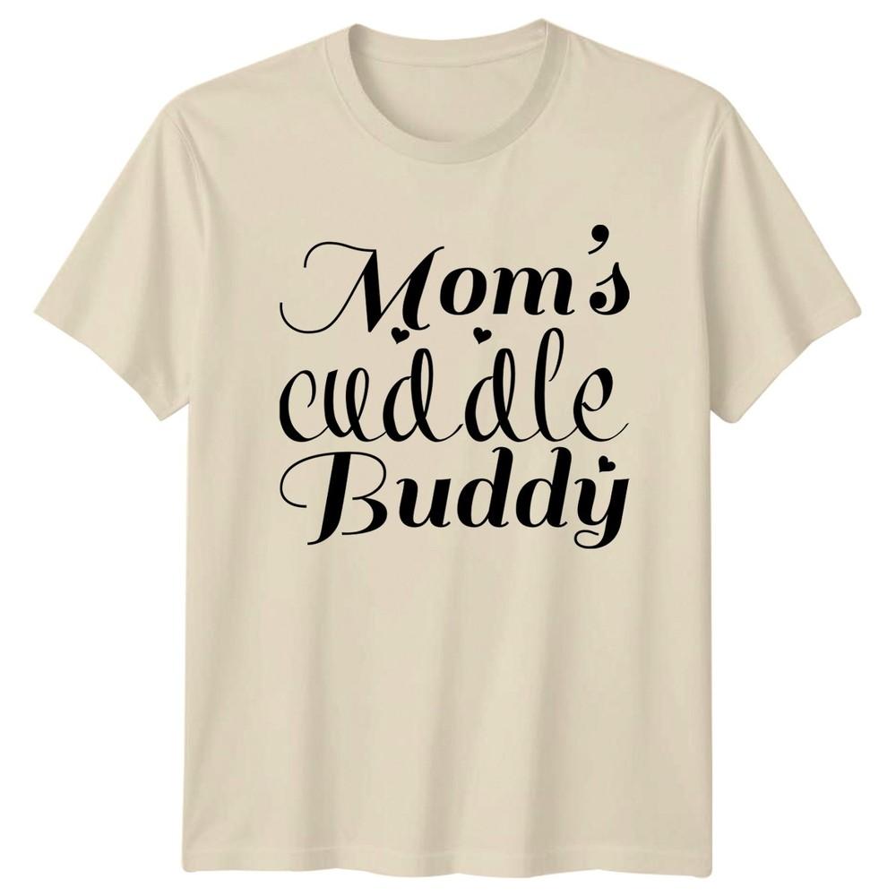 Moms Cuddle Buddy TShirt Family Parenting Mothers Day Gift For Him And Her