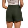 Women High Waist Casual Shorts Asymmetrical Wrap Skort Design Comfortable Fit Soft Fabric Lightweight Summer Bottoms