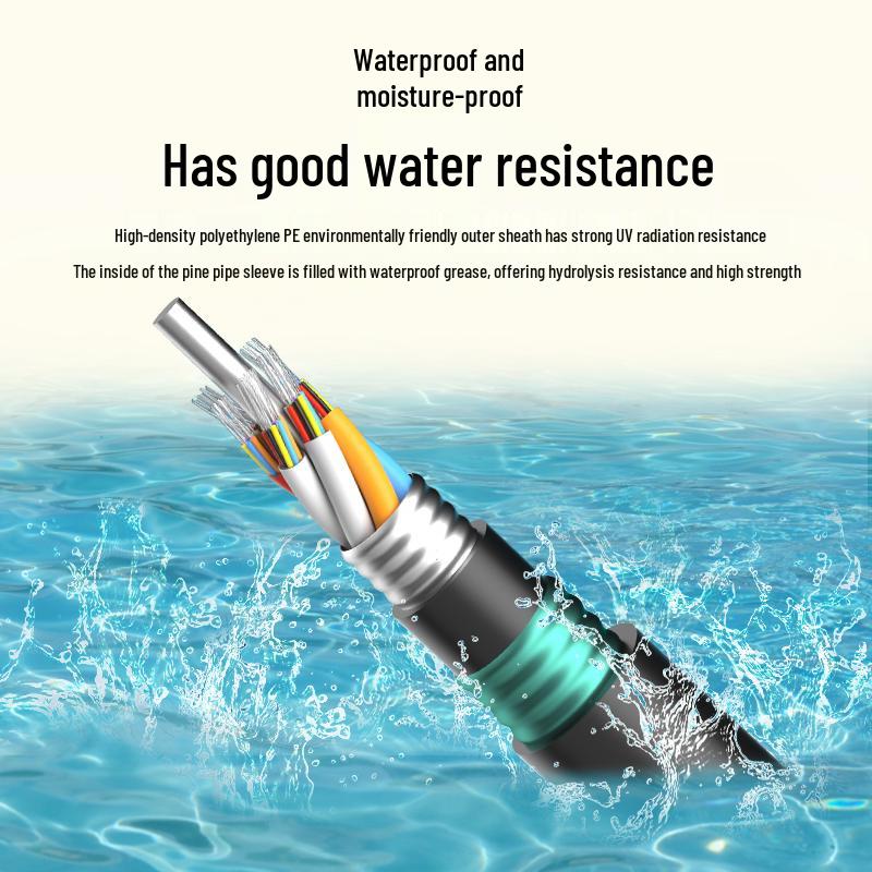 GYTZA53 4-Core Single Mode Outdoor Armored Fiber Optic Cable
