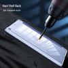 CangHua Transparent Acrylic iPad Case with Pen Slot and Tri-fold Stand