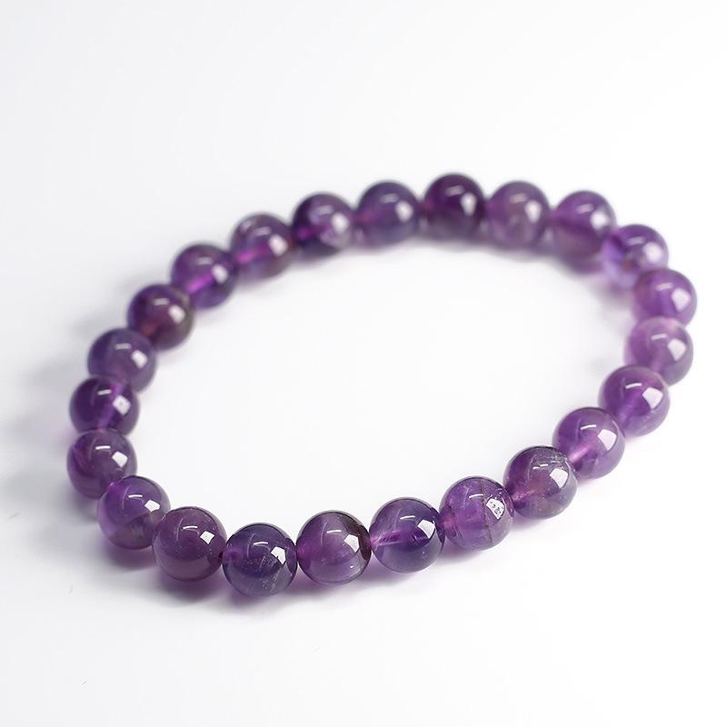 Bracciale di Cristallo Naturale Donna Ametista dei Sogni Cordino Fai da Te Entroterra Viola Pietra Preziosa Naturale Fidanzate Gioielli per le Mani
