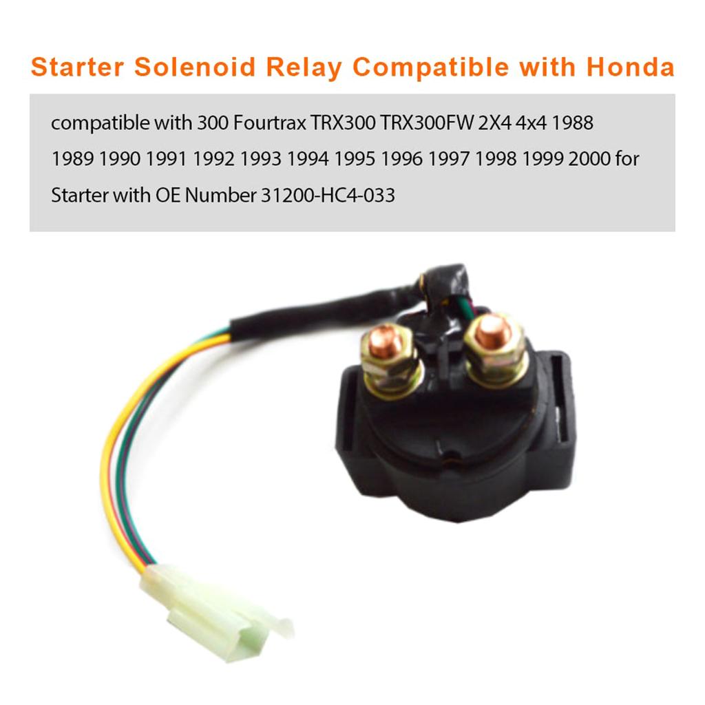 High-performance Motorcycles Starter Solenoid Relay Starter Relay Solenoid Relay Easy Fixing 507080125150 Compact-size
