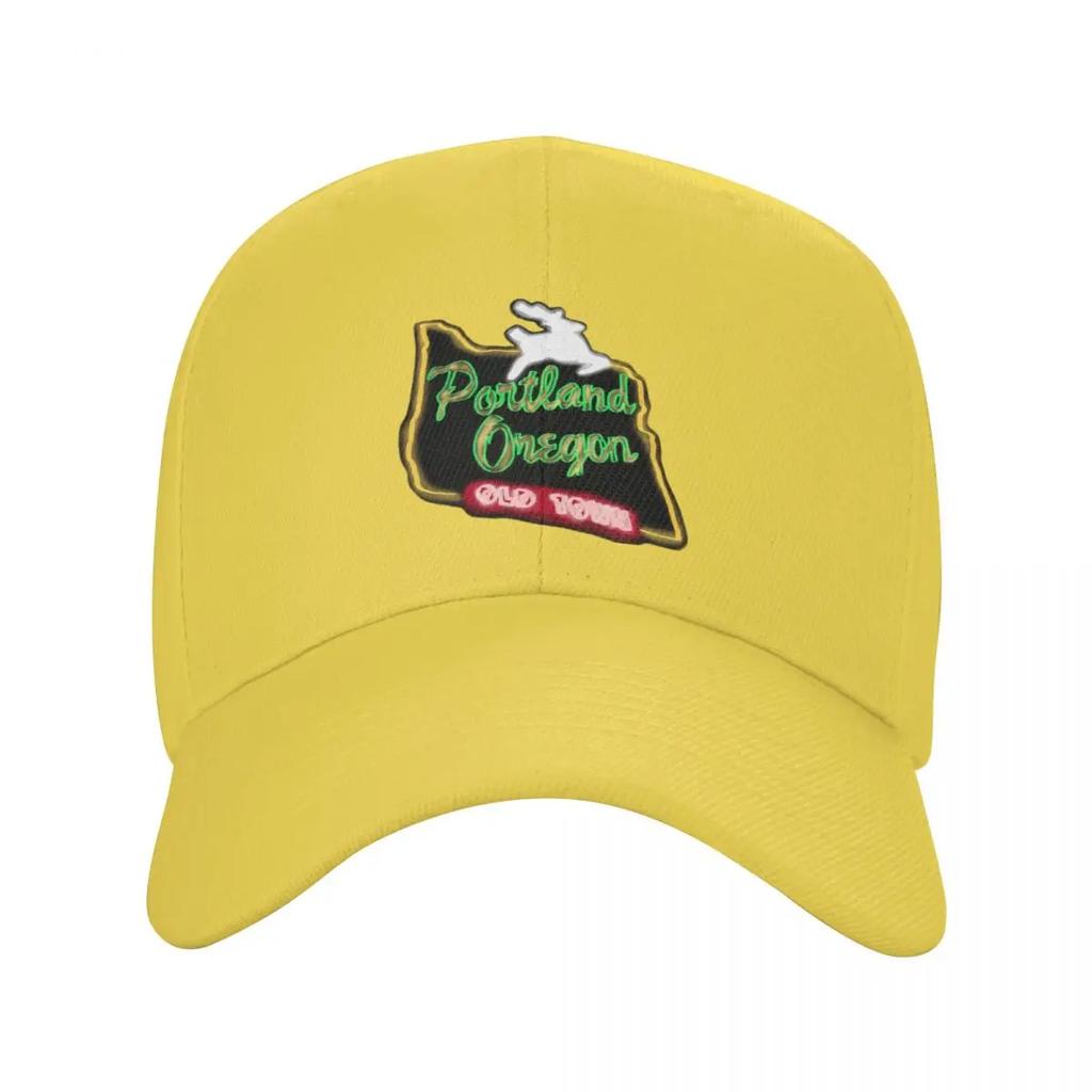 Portland Oregon Sign Baseball Cap Unique Hats Funny Hat Fishing Hat Tea Hat Woman Men's