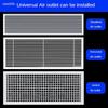 Central Air Conditioning Windshield Duct Type Air Conditioner Outlet Baffle Office Ceiling Anti-Direct Blowing Wind Deflector