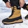 39-48 Winter Herren Übergröße Winter Plus Samt Verdickung Warme Schnee Baumwollschuhe Schneestiefel