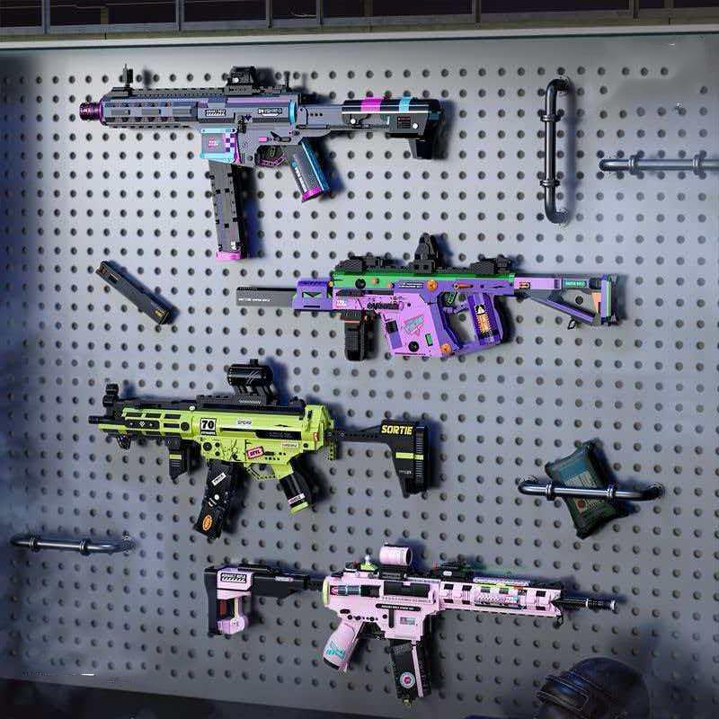 Building Kit Construction Model Toy Gun Building Blocks Set Collectible Gift Idea Set for Adults and Teen Boy Toys