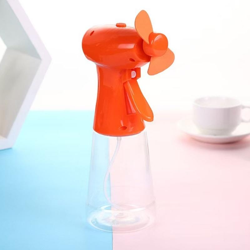 4 Adet El Spreyli Soğutma Fanı Taşınabilir El Kranklı Sis Nemlendirici Soğutma Fanı Çocuklar Yetişkinler Sıcak Hava İçin