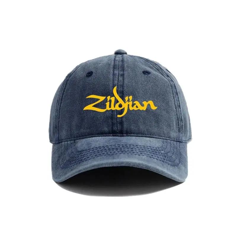 

2025 Zildjian Baseball Caps Distressed Hats Cap Men Women Retro Outdoor Summer Adjustable Hats Fashion Adjustable