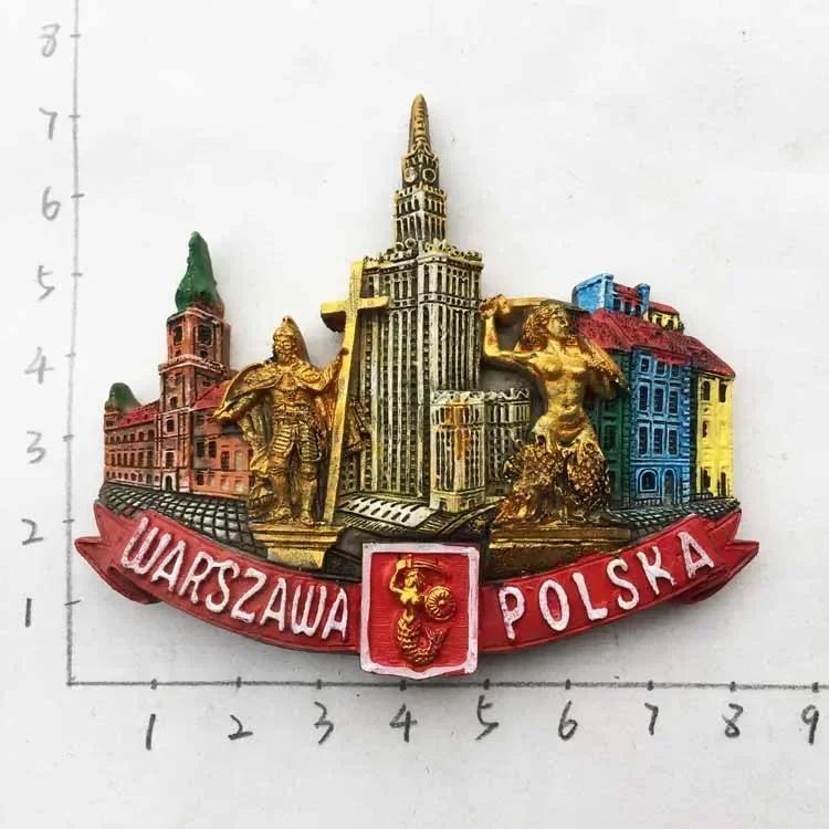Poland Wavel Castle KRAKOW Ψυγείο Μαγνήτες Wroclaw Castle Τουριστικά αναμνηστικά Μαγνητικό αυτοκόλλητο Διακόσμηση σπιτιού Polska Gifts Idea
