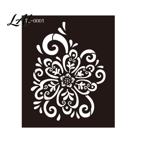 Indian Hand-painted Tattoo Henna Stencil Reusable DIY Tattooing Template Floral Animal Patterns Hand And Wrist Stencil for Temporary Tattoos