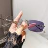 Ultra-Light Unisex Rimless Myopia Glasses - Color-Changing, Anti-Blue Light Lenses, High-Quality Design