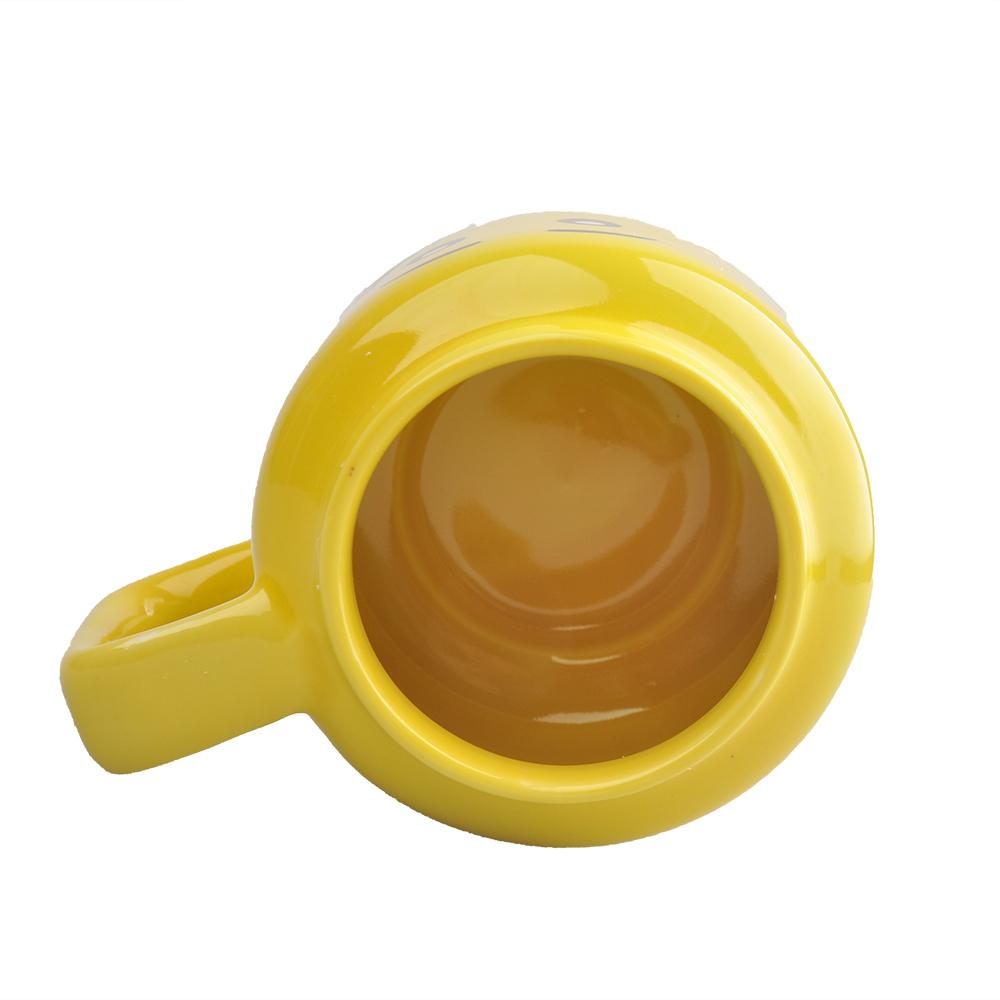 8.5Oz Small Ceramic Smiley Mug – Funny & Unique Style, Ideal Christmas & New Year Gift for Friends