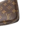 Used Louis Vuitton Monogram Pochette Accessoires M51980 Canvas Brown Authentic 1222