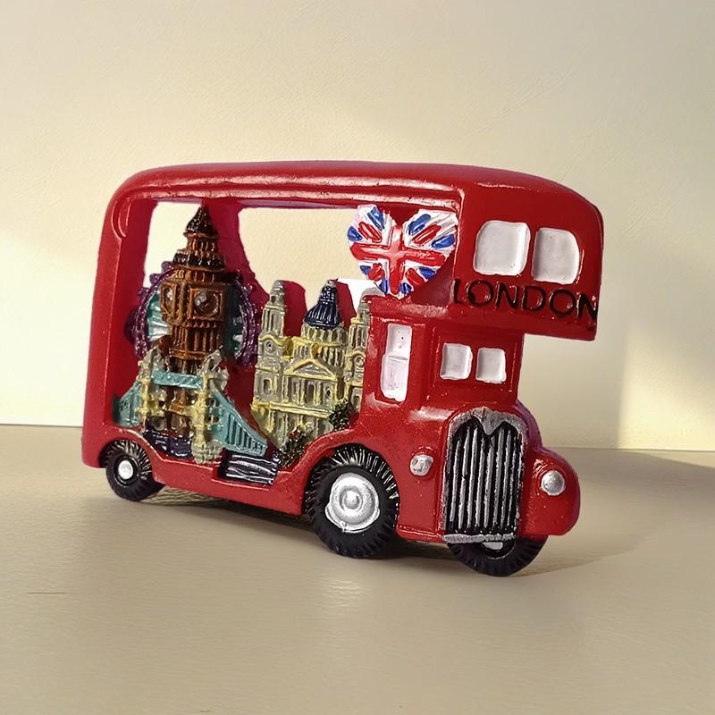 Europe  UK London 3D Refrigerator Stickers Fridge Magnets Tourist Attractions  Refrigerator Stickers Souvenirs London Handmade C