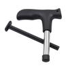 Stainless Steel Coconut Opener with T-Shaped Handle Universal Coconut Opener Tool for Young Mature Coconuts Rust-Proof Essential Kitchen Tool for