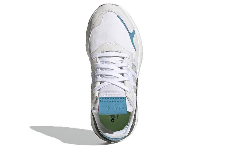 Women's Sneakers Adidas Originals Nite Jogger Shoes White/Blue Women's