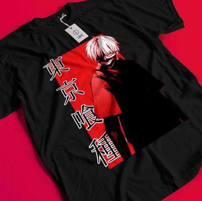 Tokyo Ghoul T-shirt Ken Kaneki Shirt Juuzou Suzuya T-shirt Touka Kirishima Horror BB1633