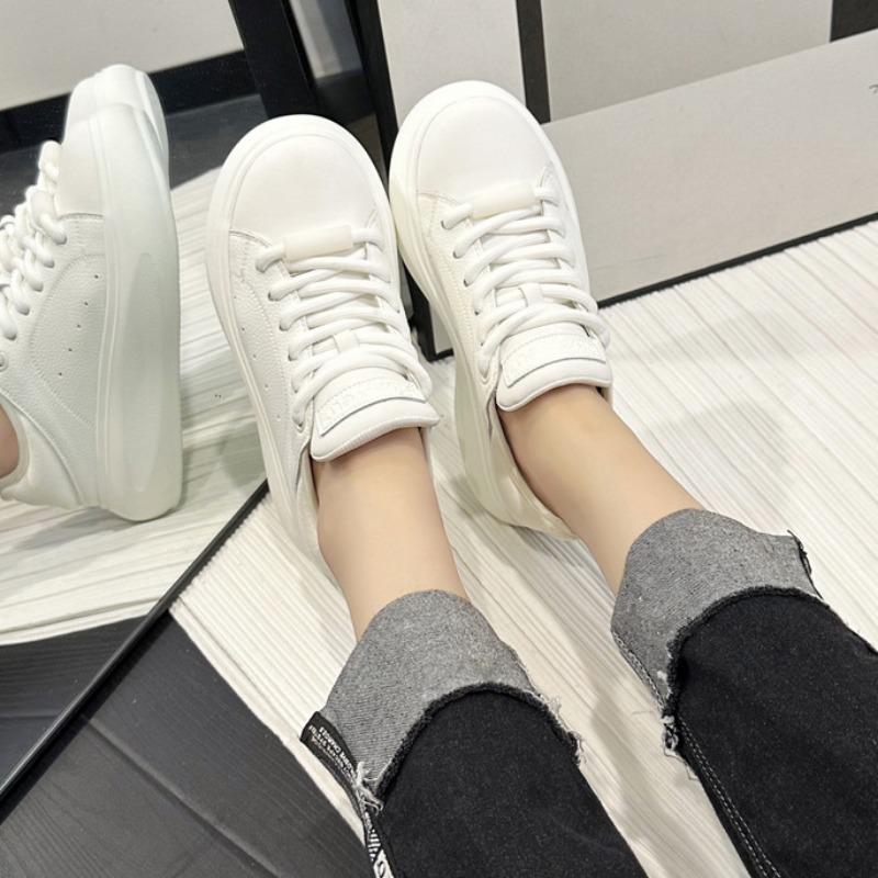 New Fashionable Women's Sneakers Thick-soled Single Shoes Casual Sports Shoes