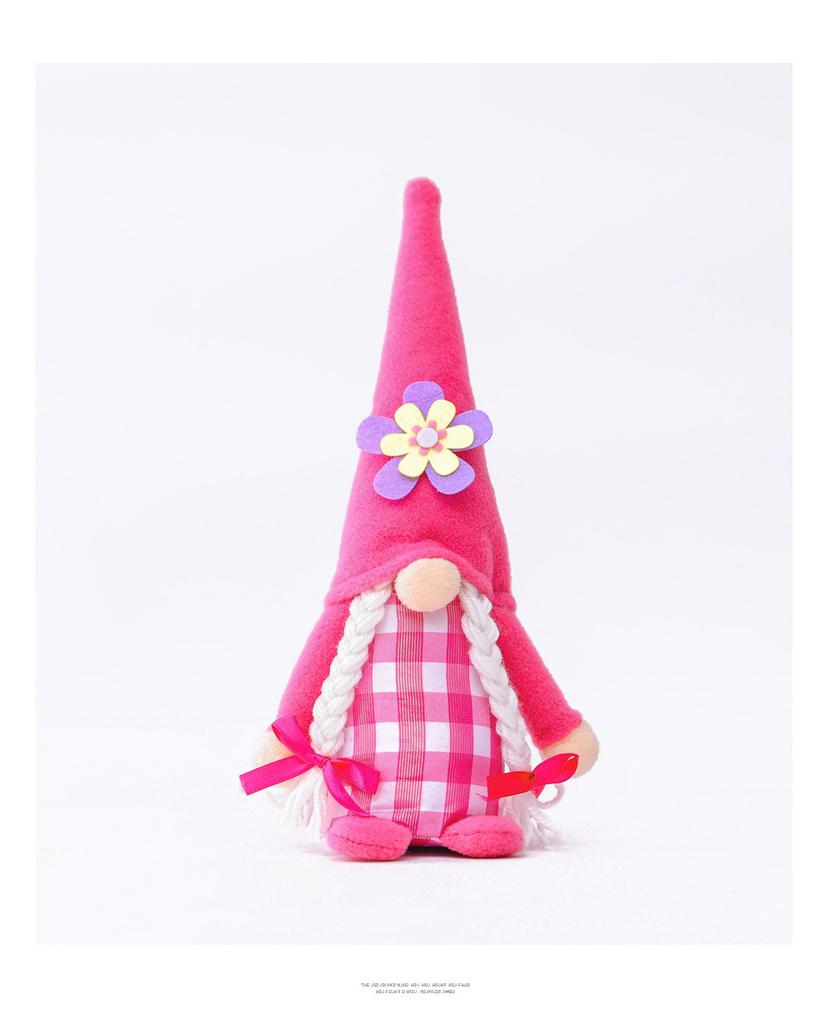 Adorable Easter Flower Faceless Gnome Doll For Creative Mother's Day Home Dcor