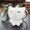Bag Charm Expression Plush Keychain Hanging Ornament Expression Pendant Funny Plush Doll  Car Keys