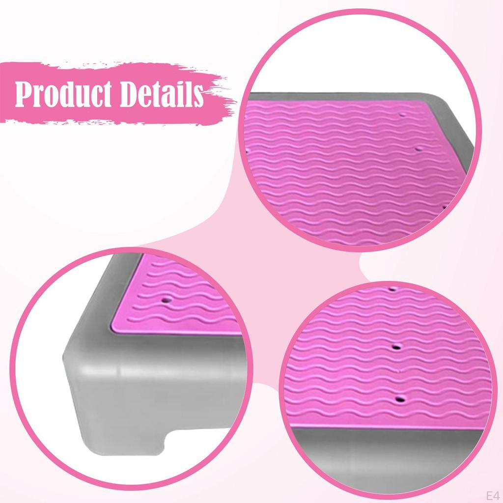 Step Stool Nonslip Bathroom Bedroom Stair Assist Platform Raised for Bed Elderly