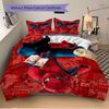 Spiderman Artwork Print 3Pcs Bedding Setduvet Cover With 2 Bedropillowcase Home Birthday Gift