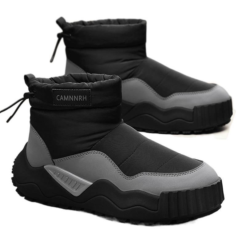 Snow boots winter piled thickened warm cotton shoes outdoor sub-zero bread cotton boots