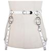 New Personalized Double Shoulder Faux Leather Waist Chain Strap