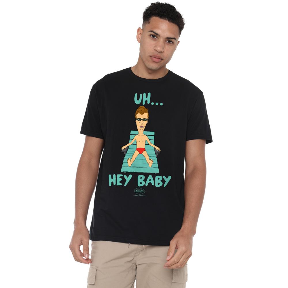 Beavis & Butthead Mens Uh Hey Baby T-Shirt