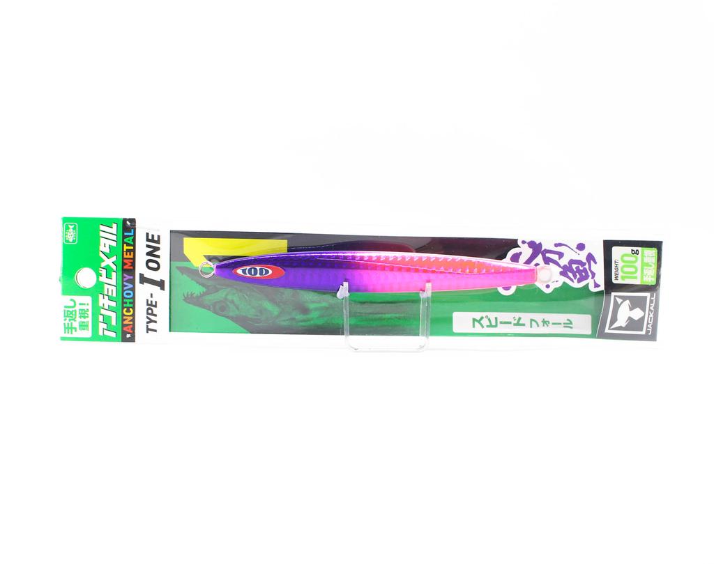 Jackall Metal Jig Anchovy Type 1 Standard 100 Grams Bay Purple (1924)