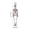 10x Silver Skeleton Halloween Jewelry Making Accessory for DIY Necklace Bracelet