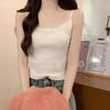 Lace Patchwork Base Camisole Women's Spring New Suit with Bow Underneath Sexy Slim Top