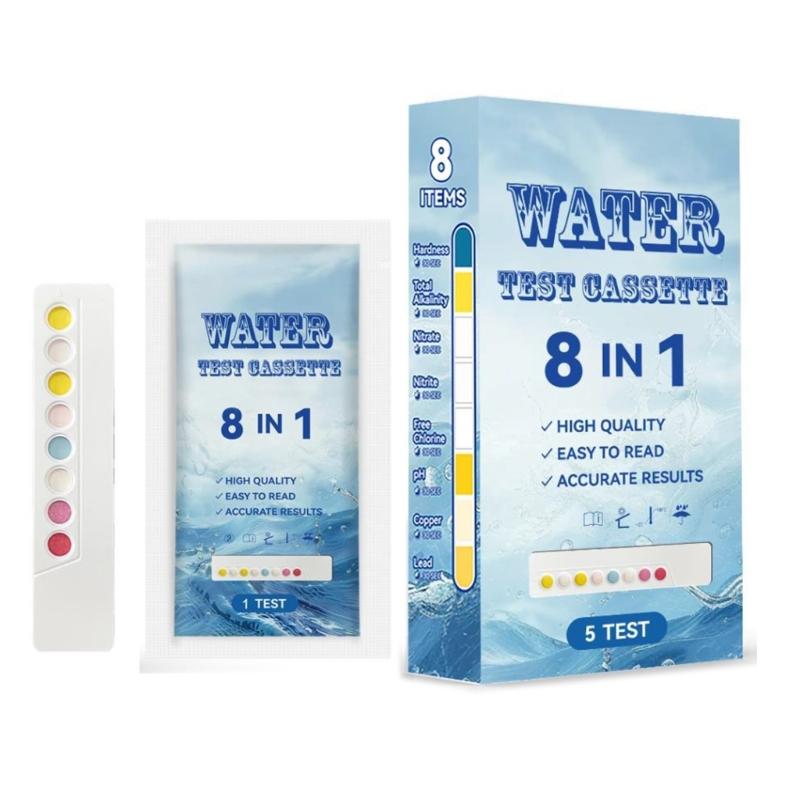 Multiple Parameter Water Testing Strips for Accurate Cyanuric Acid, and Chlorine Detection Comprehensive Quality Check