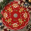 New Christmas Tree Skirt Creative and Exquisitely Printed Tree Skirt for The Base of Your Christmas Tree Christmas Decoration