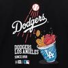 New Era Mlb La Dodgers Cheering Food T shirT bLack 14536501