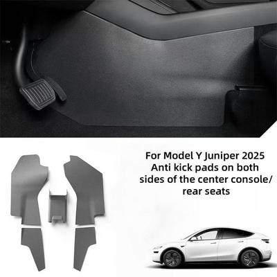 For Tesla Model Y Juniper 2025 Central Control Side Anti Kick Pad Rear Air Vent Anti Kick Board Car Interior Accessories