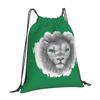 Lion Portrait Pattern Design Bagpack School Bags Lion Portrait Wildlife Wild Animals Big Cats