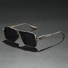 Luxury Sunglasses Men Punk Style Pop Street Fashion Cool Uv400 Sun Glasses Women Shades Metal Frames Pilot Eyewear