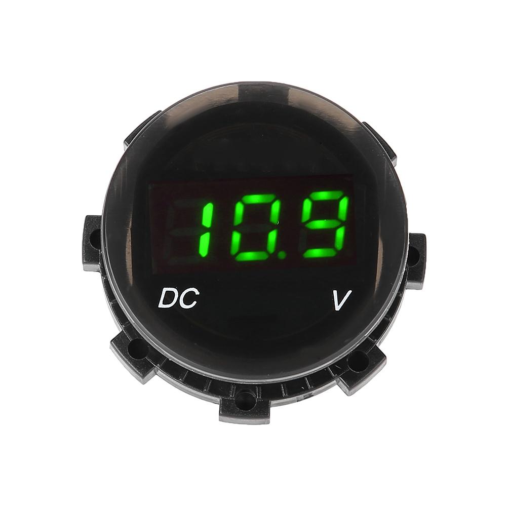 Modified Motorcycle Voltmeter LED Digital Display Voltage Volt Gauge Panel Meter