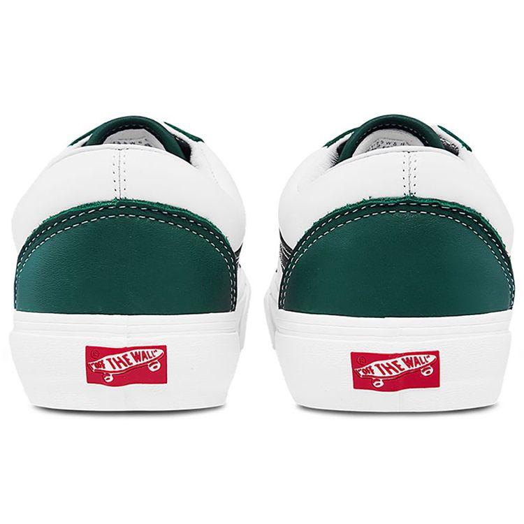 Vans Old Skool Vlt Lx Low Top Skate Shoes Unisex Sneakers White Green VN0A4BVF22D