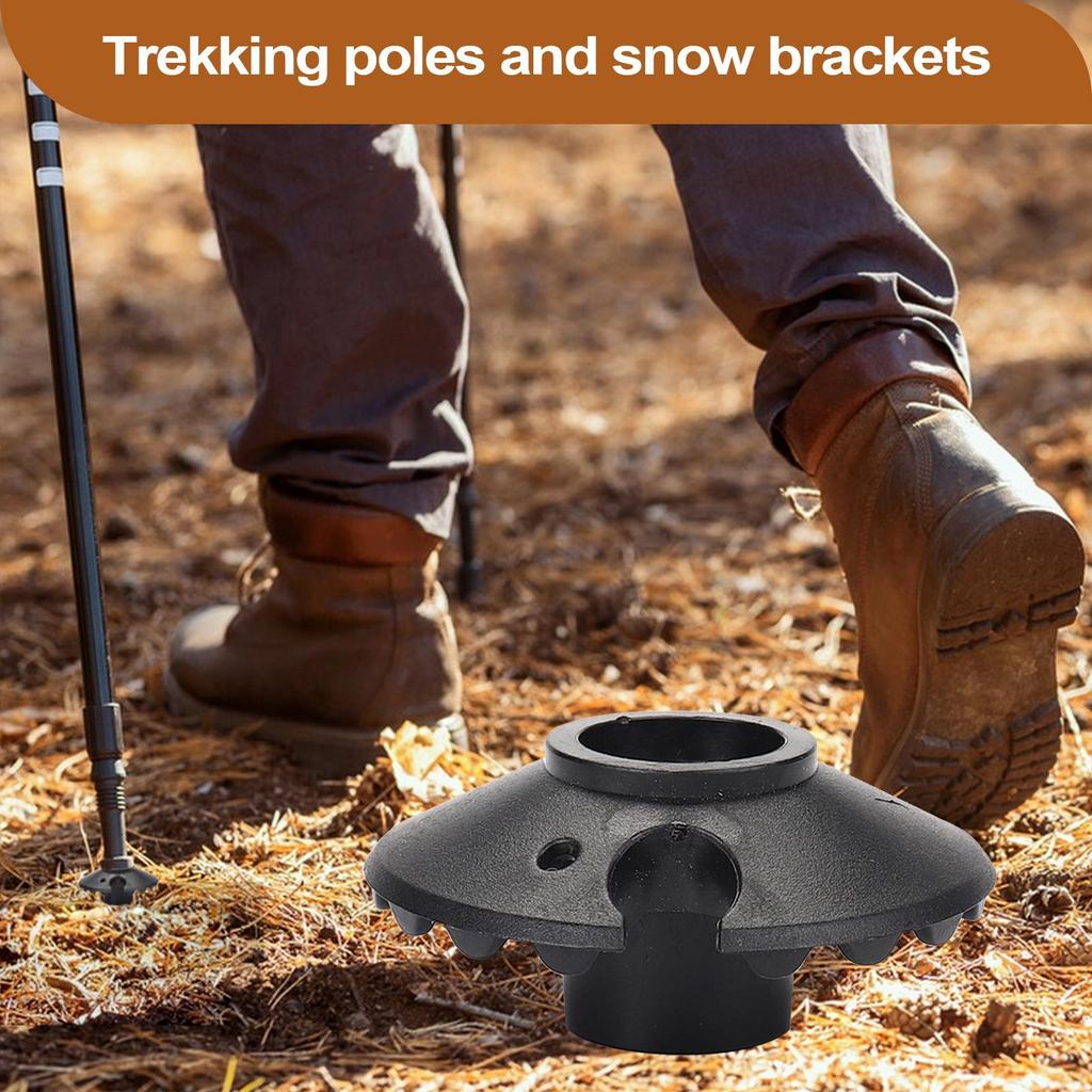 1 Pair Trekking Pole Snow Basket Outdoor Camp Hikes Pole Walk Stick Cane Snowflake Basket Mud Sand Snow Ski Replacement Parts