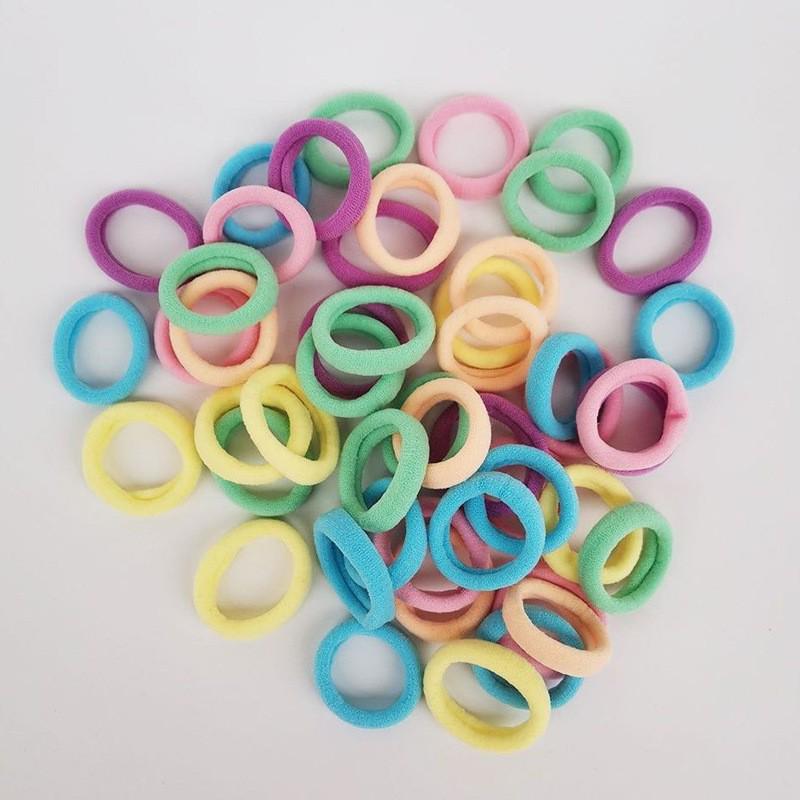 Seamless Elastic Hair Ties for Girls - Non-Damaging, Colorful Accessories