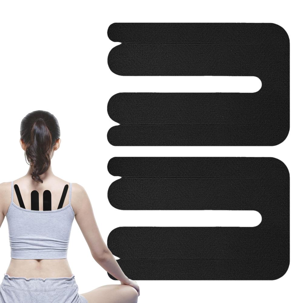 Kinetic Tape For Knee Breathable Muscle Taping Patch Adhesive Sports Tape Elastic Muscle Patch Exercise Tape Sports Muscle Tape чёрный