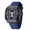 Men Watch Rectangle Sport Watches Digital Dual Time Watches Waterproof Electronic WristWatches