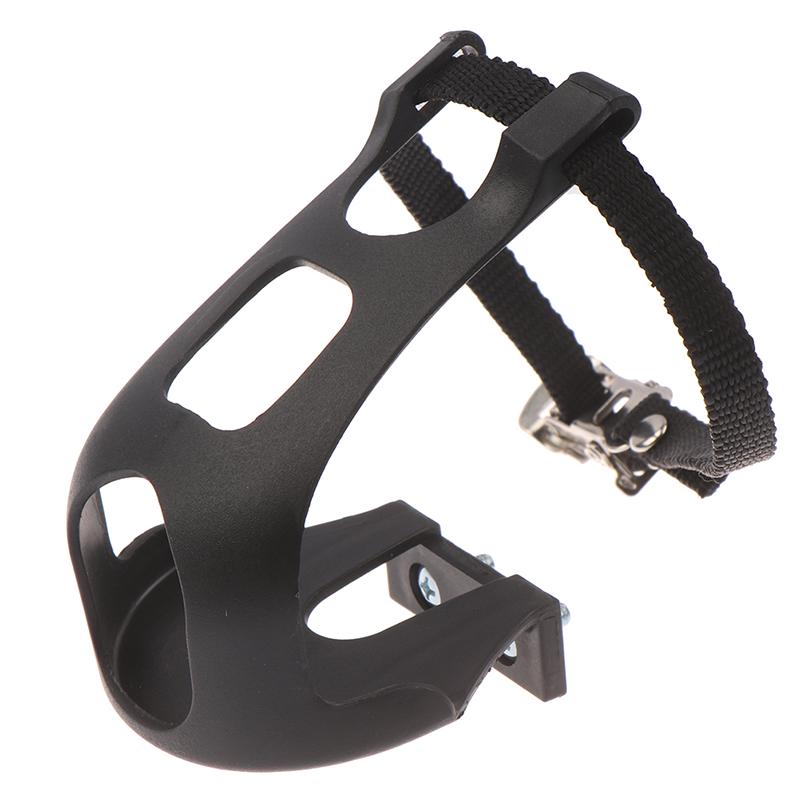 Schwarze Zehenclips Fahrradpedalriemen Sport Fitnessgeräte Zubehör