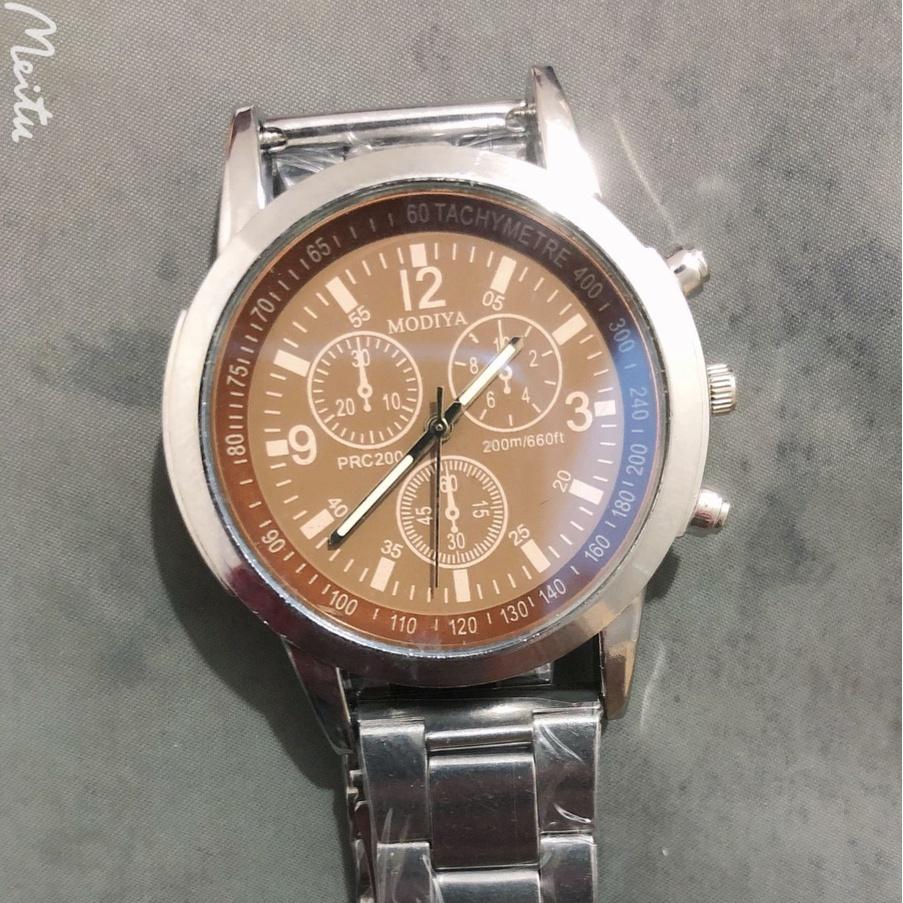 Ceas barbatesc - ceas cuart bratara din otel inoxidabil / barbati sport / agrement