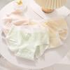 Sweet Japanese Style Cotton Underwear For Girls With Breathable Midrise Design In Colorful Patterns